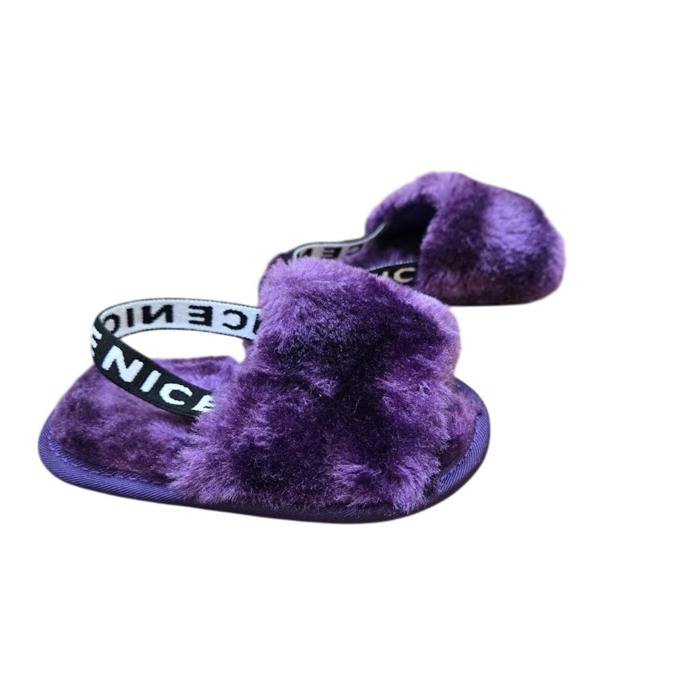 Lof of 2 Toddler Shoes Slip on Carters & Cute Fuzzy Slippers Sz 5‎ - Picture 8 of 8